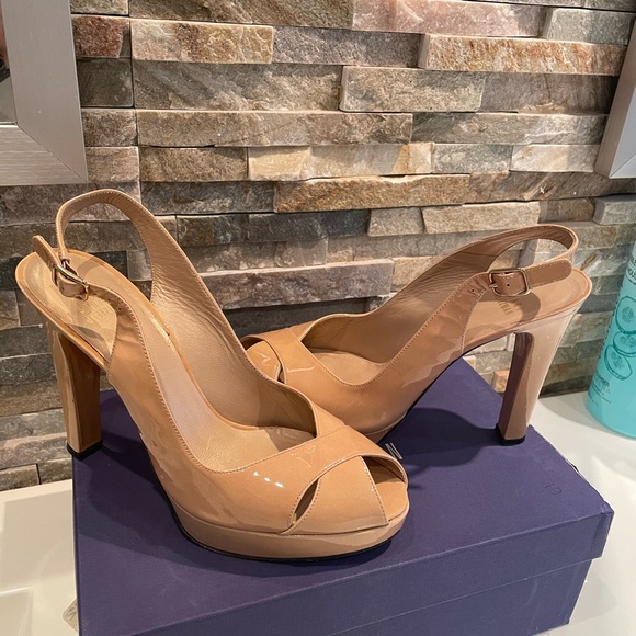 Stuart Weitzan platform dress shoes - Picture 2 of 4